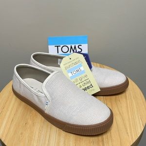 Toms Clemente Birch Heritage Canvas Slip ons
